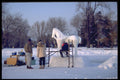 728021 Working On A Snow Sculpture A4 Photo Print