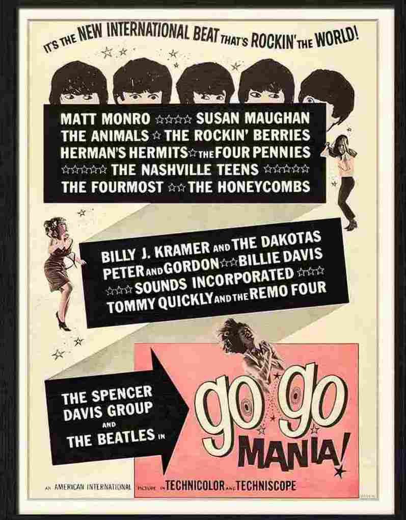 729 02 go go mania Advert A4 Photo Print