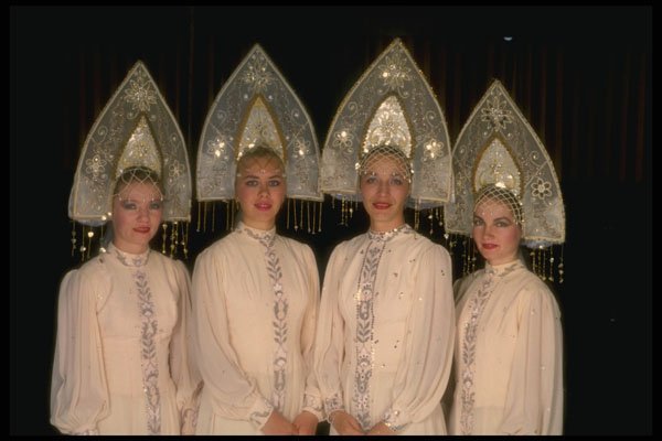 729025 Russian Dancers Aboard Cruise Ship Mikhail Sholokhov A4 Photo Print