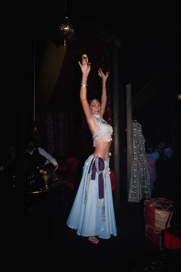 729070 Belly Dancer, Club Sahara, Cairo, Egypt A4 Photo Print