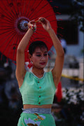729072 Chinese Dance, Splendid China, Orlando, Florida, U.S.A. A4 Photo Print