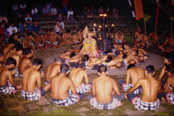729073 Ketchak Dance, Ubud, Bali, Indonesia A4 Photo Print