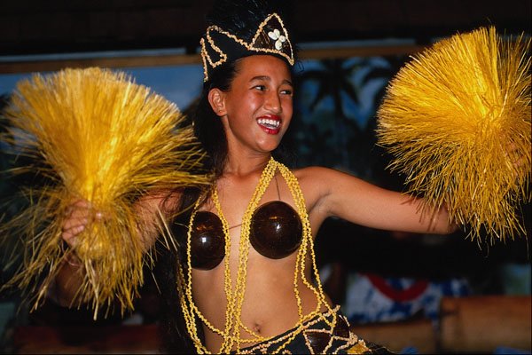 729077 Cook Island Dancers A4 Photo Print