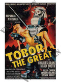 73 tobor the great sci fi robot movie poster 1950s 2 Vintage Advert A4 Photo Print
