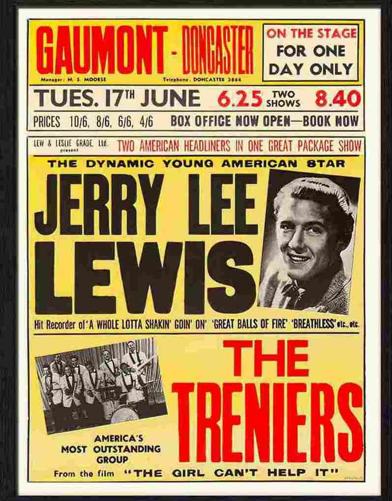 730 15 jerry lee lewis Advert A4 Photo Print
