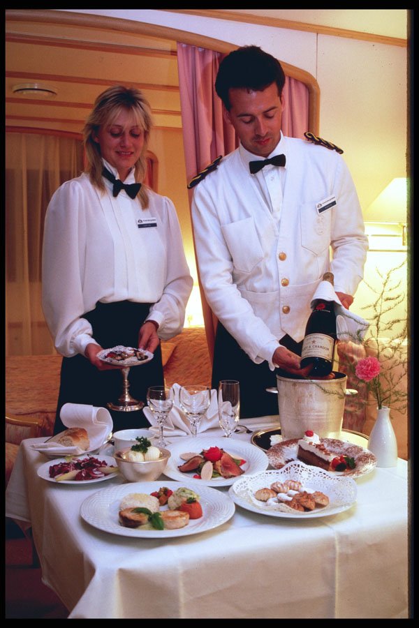 730012 First Class Room Service A4 Photo Print