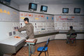 730047 Inside Control Room Of Cement Factory A4 Photo Print