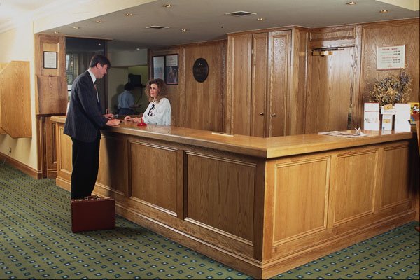 730059 Hotel Reception A4 Photo Print