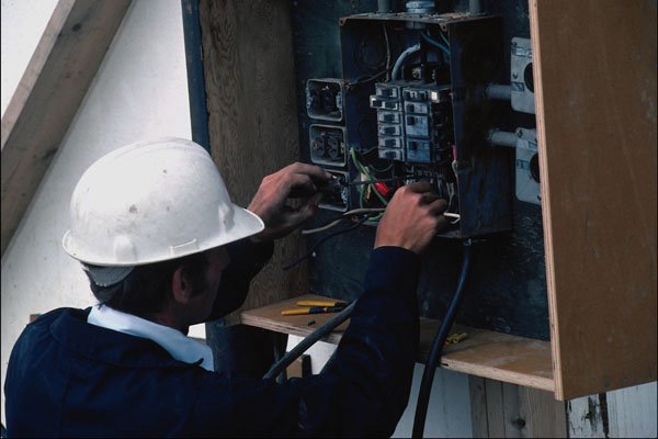 730069 Electrician, Edmonton, Alberta, Canada A4 Photo Print