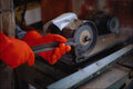730084 Grinding Metal A4 Photo Print