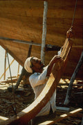 730086 Boat Building At Sur, Oman A4 Photo Print