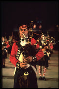 731007 Highland Guard Piper, Halifax, Nova Scotia A4 Photo Print
