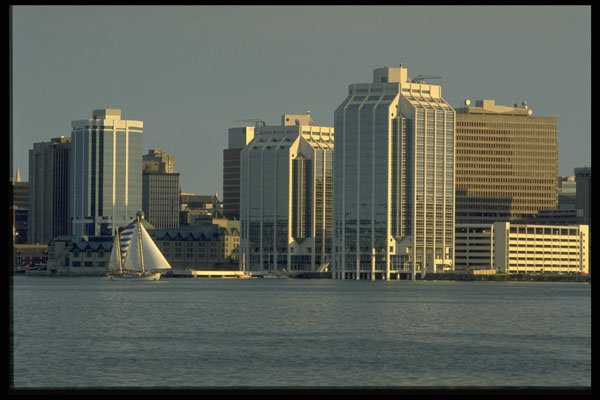 731012 Skyline Of Modern Halifax, Nova Scotia A4 Photo Print