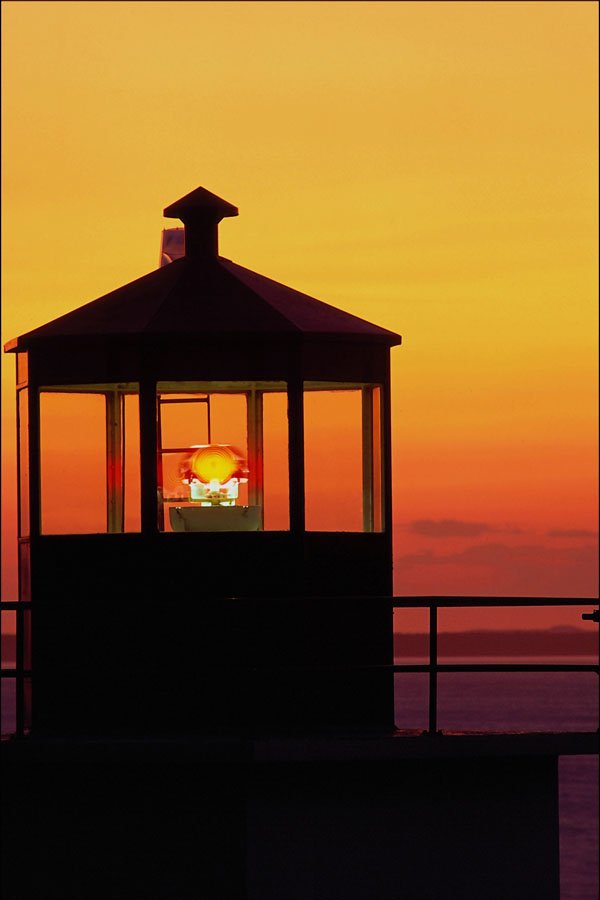 731086 Eddy Lighthouse, New Brunswick A4 Photo Print