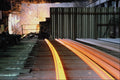 731098 Steel Mill Casting Railroad Rails, Sydney, Nova Scotia A4 Photo Print