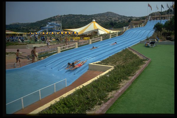 732012 Aqua Park, Sardina A4 Photo Print