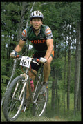 732019 Male Mountain Biker A4 Photo Print