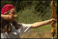 732037 Archery Practice At Summer Camp, Normandy, France A4 Photo Print