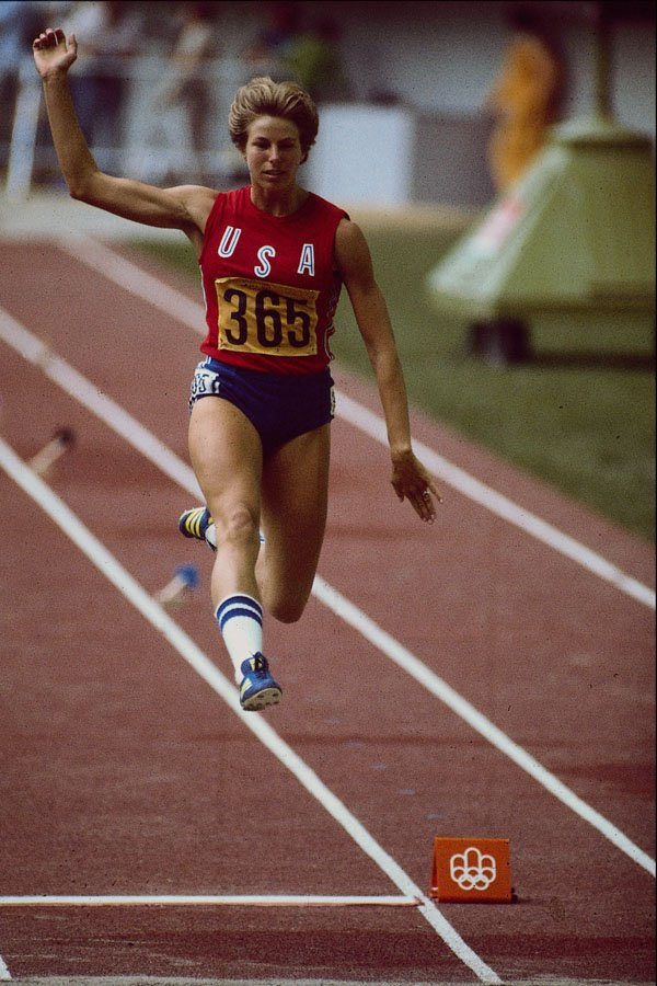 732041 Women's Long Jump, Track And Field A4 Photo Print