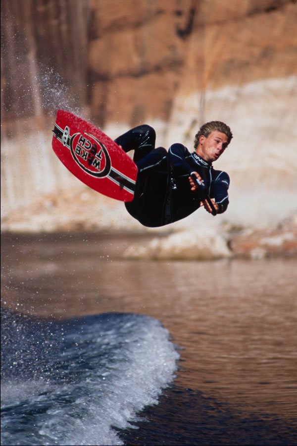 732076 High Speed Carve Between Canyon Walls A4 Photo Print