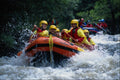 732085 Rafting At Bala, Northern Wales A4 Photo Print