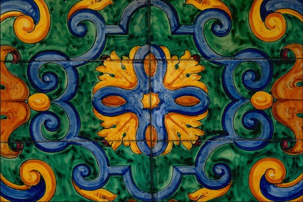 733003 Abstract Designs, Alcala De Guadaira, Seville, Spain A4 Photo Print
