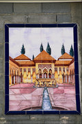 733025 Patio De Los Leones, Alhambra, Granada, Spain A4 Photo Print