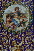 733054 Cherubs With Ceramic Pottery, Triana, Seville, Spain A4 Photo Print