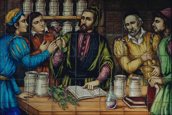 733056 Chemists In Their Laboratory, Triana, Seville, Spain A4 Photo Print