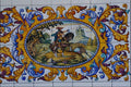733063 Knight On Horse Holding Tankard, Madrid, Spain A4 Photo Print