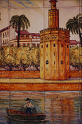 733077 Torre Del Oro, Triana, Seville, Spain A4 Photo Print