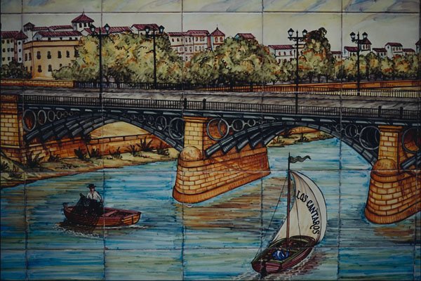 733080 Tajo River And Bridge, Toledo, Spain A4 Photo Print
