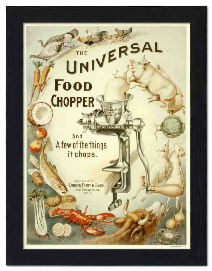 7340 universal food chopper 2 Vintage Advert A4 Photo Print