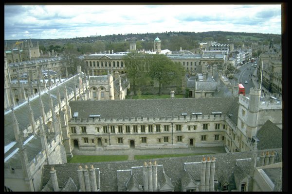 734001 All Souls And Queen's College Beyond, Oxford, Great Britain A4 Photo Print