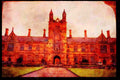 734021 The Main Quadrangle At Sydney University, Australia A4 Limited Edition Watercolour Print