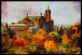 734032 Syracuse University, Syracuse, New York, U.S.A. A4 Limited Edition Watercolour Print