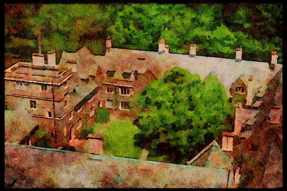 734044 Princeton University, Princeton, New Jersey, U.S.A. A4 Limited Edition Watercolour Print