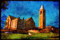 734045 Cornell University, Ithaca, New York, U.S.A. A4 Limited Edition Watercolour Print