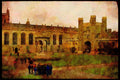 734051 Great Court, Trinity College, Cambridge, United Kingdom A4 Limited Edition Watercolour Print