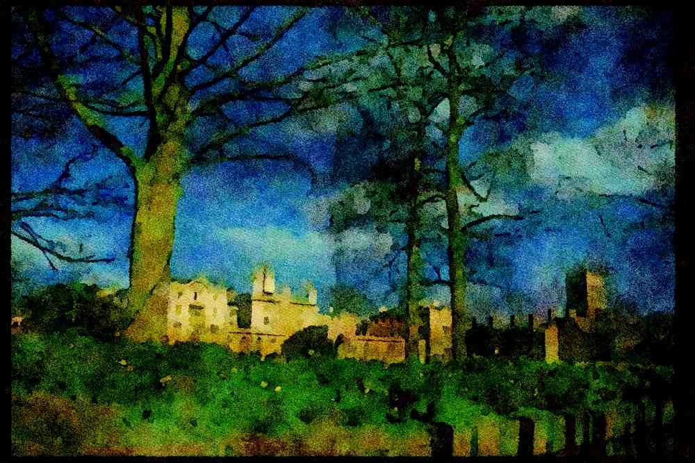 734054 St. John's College In Spring, Cambridge, United Kingdom A4 Limited Edition Watercolour Print
