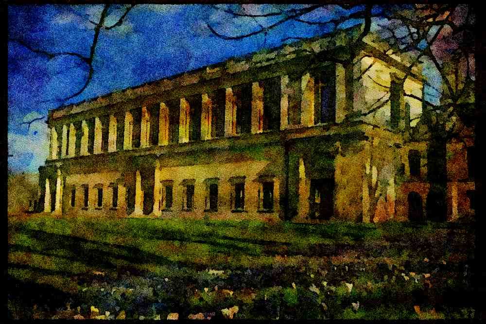 734055 Wren Library, Trinity College In Spring, Cambridge, United Kingdom A4 Limited Edition Watercolour Print