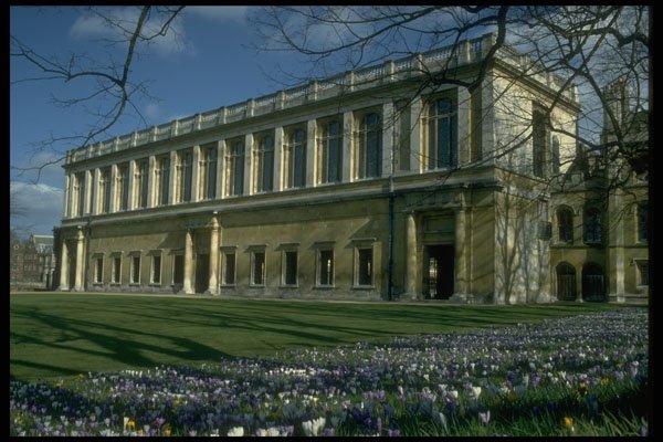 734055 Wren Library, Trinity College In Spring, Cambridge, United Kingdom A4 Photo Print