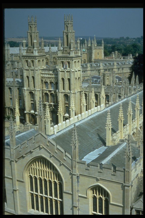734060 College In Oxford, Great Britain A4 Photo Print