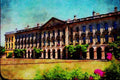 734088 Magdalen College, Oxford, Great Britain A4 Limited Edition Watercolour Print