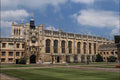 734096 Clock Tower And Chapel, Trinity College, Cambridge, United Kingdom, A4 Photo Print