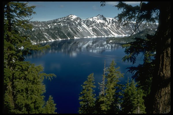 735038 Reflection, Crater Lake, Oregon, U.S.A. A4 Photo Print