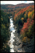 735041 Fall Foliage At Queechee Gorge, Queechee, Vermont, U.S.A. A4 Photo Print