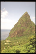 735043 Teton Mountains, St. Lucia A4 Photo Print