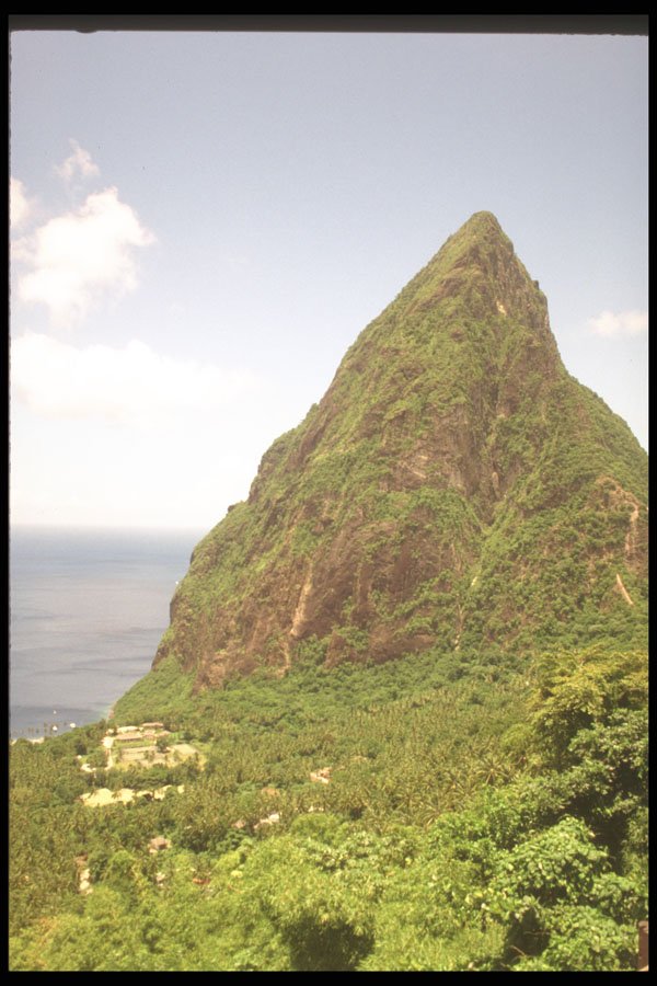 735043 Teton Mountains, St. Lucia A4 Photo Print