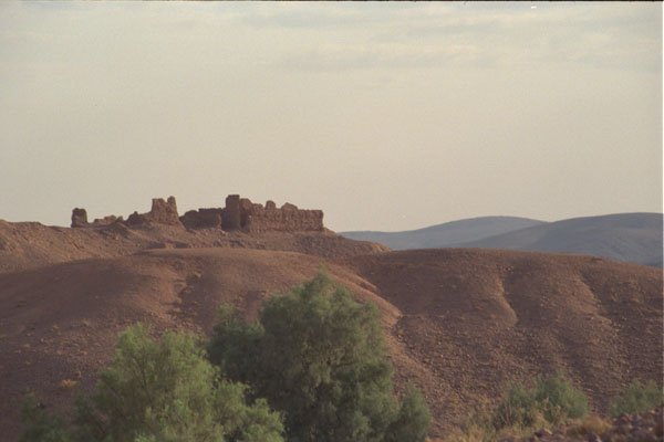 735063 Hilltop Casbah, Morocco A4 Photo Print